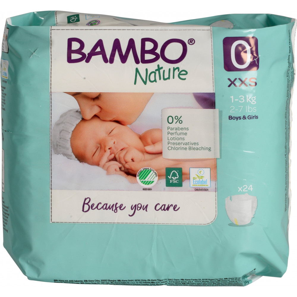 Bambo Nature – Couche Bébé Taille 0 (1-3 kg)