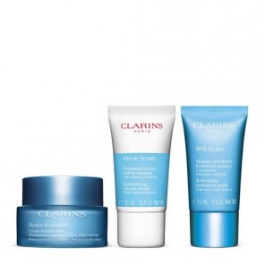 Clarins coffret de Noël Programme hydratation intense