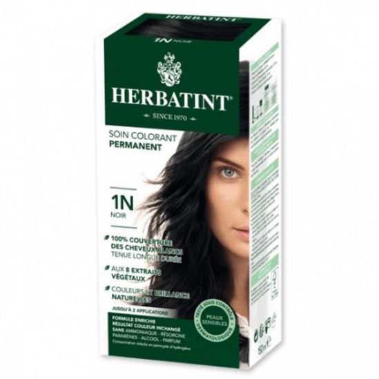 Herbatint gel colorant permanent 1n noir 60ml Herbatint gel colorant permanent 1n noir 60ml