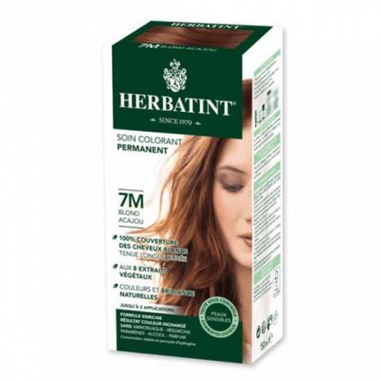 Herbatint gel colorant permanent 7m blond acajou 150ml Herbatint gel colorant permanent 7m blond acajou 150ml