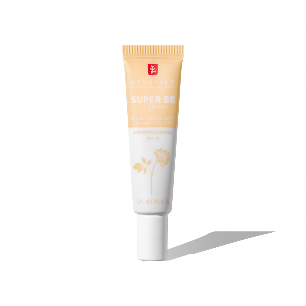 Erborian Super BB au Ginseng Teinte Nude Haute Couvrance SPF 20 – 15 ml