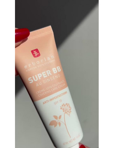 Erborian Super BB au Ginseng Teinte Clair Haute Couvrance SPF 20 – 40 ml
