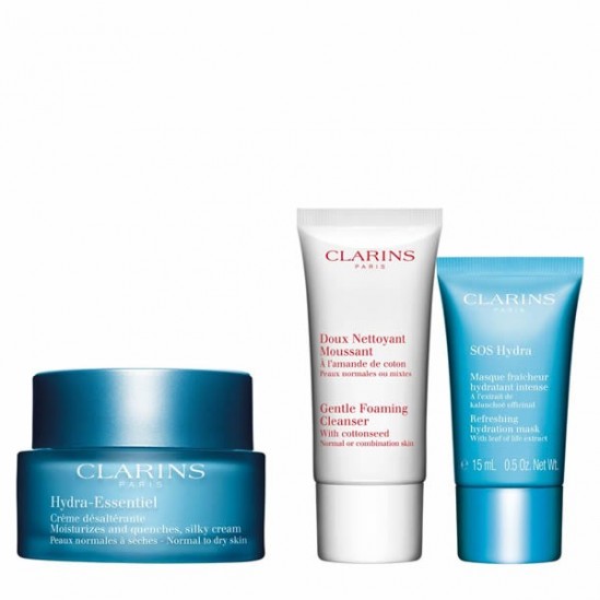Clarins coffret de noël hydra-essentiel crème désaltérante Clarins coffret de noël hydra-essentiel crème désaltérante