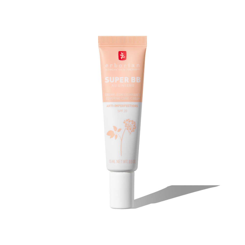 Erborian Super BB au Ginseng Teinte Clair Haute Couvrance SPF 20 – 15 ml