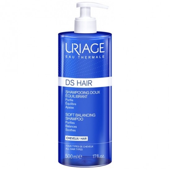 Uriage ds hair shampooing doux équilibrant 500ml Uriage ds hair shampooing doux équilibrant 500ml