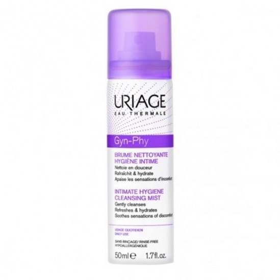 Uriage gyn-phy brume nettoyante hygiène intime 50ml Uriage gyn-phy brume nettoyante hygiène intime 50ml
