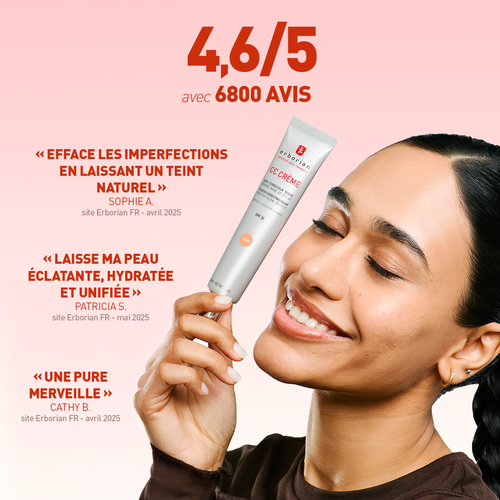 Erborian CC Crème à la Centella Teinte Caramel SPF 25 – 40 ml