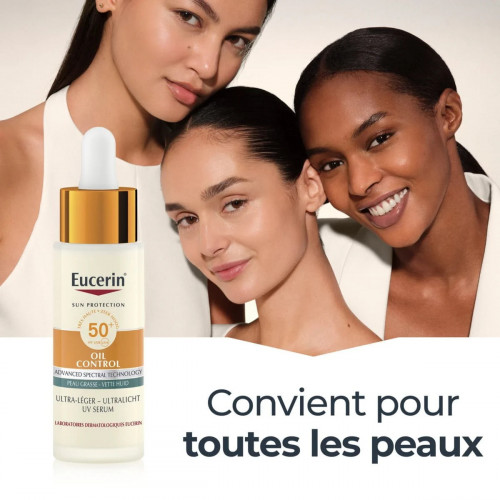 Eucerin Sérum UV Ultra-Léger Sun Oil Control SPF 50+ – 50 ml