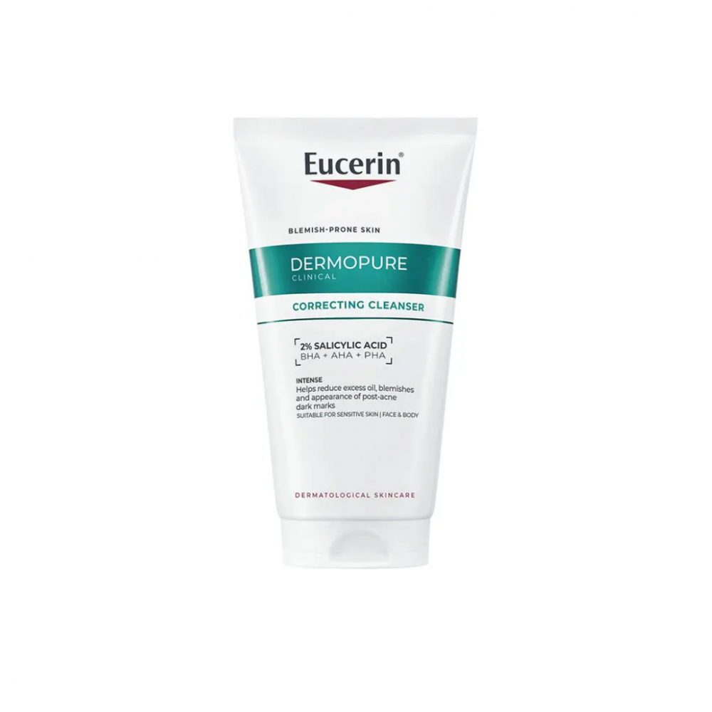 Eucerin DermoPure Gel Nettoyant Triple Action à l'Acide Salicylique – 150 ml