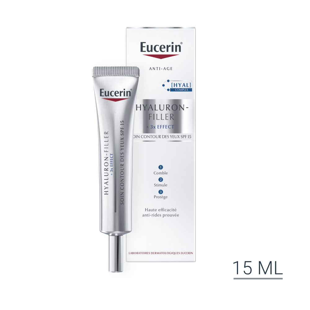 HYALURON-FILLER + 3x EFFECT Soin Contour des Yeux SPF 15