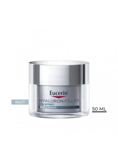 Eucerin Hyaluron-Filler + 3x Effect Soin de Nuit – 50 ml