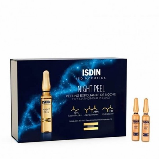 Isdin isdinceutics peeling exfoliant de nuit 10 ampoules Isdin isdinceutics peeling exfoliant de nuit 10 ampoules