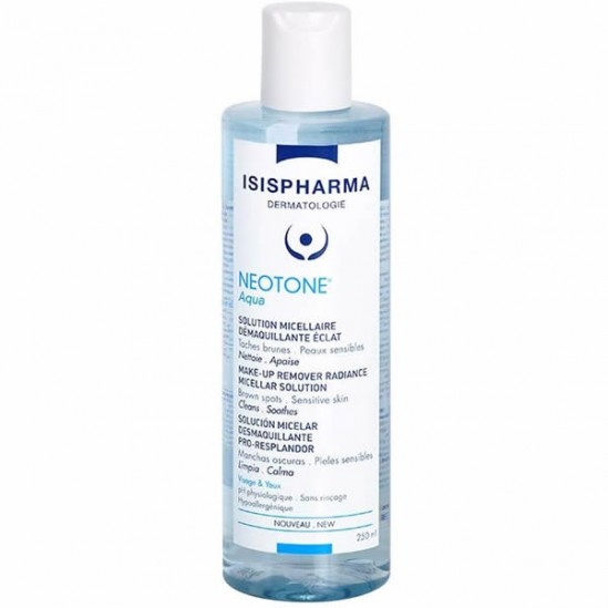Isispharma neotone aqua solution micellaire démaquillante éclat 250ml Isispharma neotone aqua solution micellaire démaquillante éclat 250ml