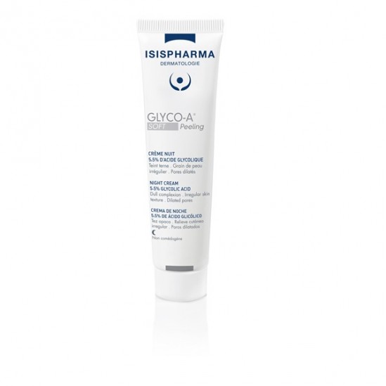 Isispharma glyco-A soft peeling crème de nuit 5,5% 30ml Isispharma glyco-A soft peeling crème de nuit 5,5% 30ml