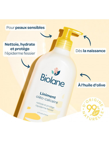 copie de Biolane Liniment Oléo-calcaire 99% Naturel – 700 ml
