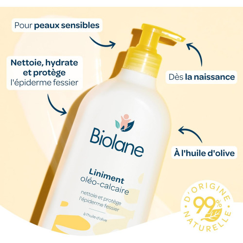 copie de Biolane Liniment Oléo-calcaire 99% Naturel – 700 ml