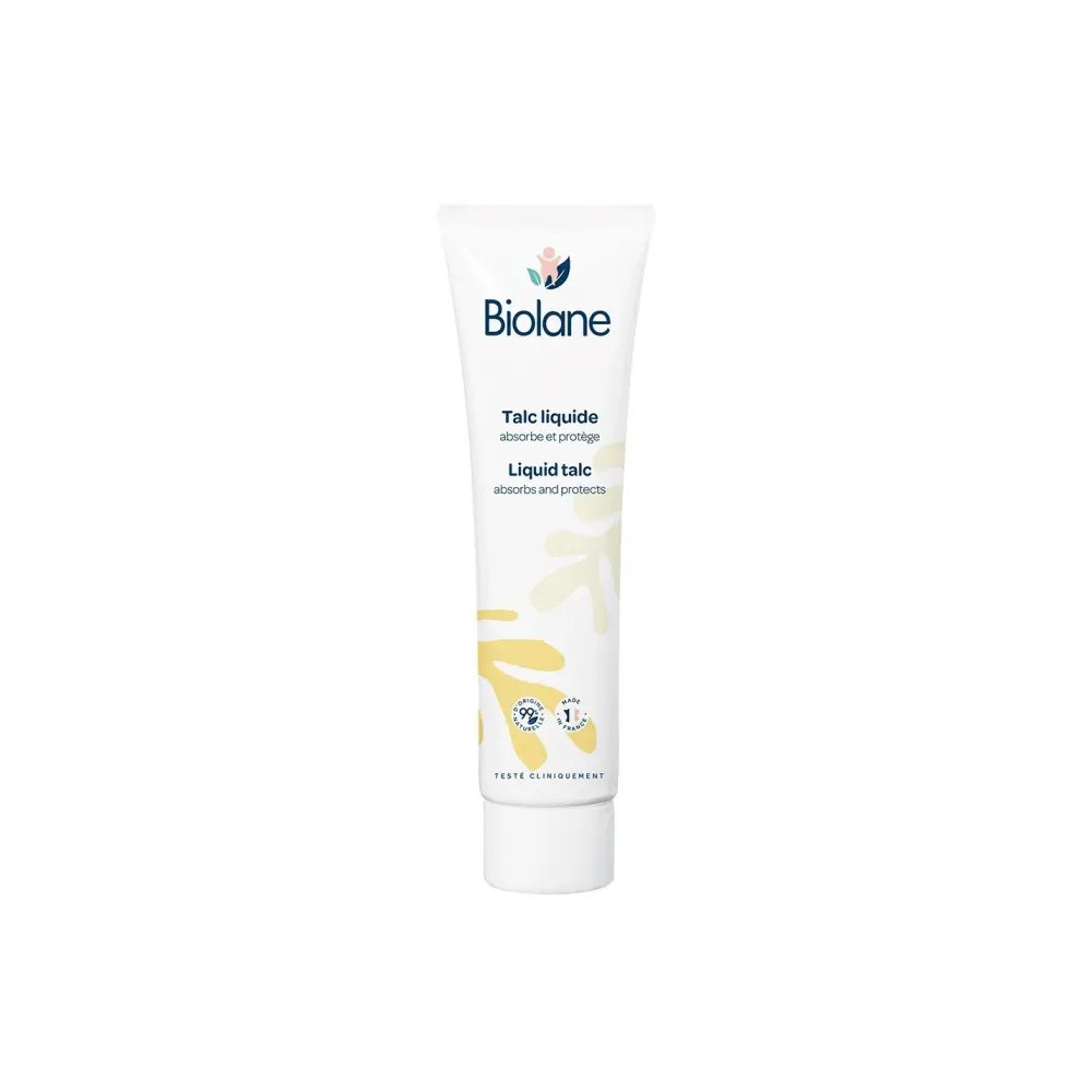 Biolane Talc Liquide Anti-Humidité à la Poudre de Riz – 100 ml
