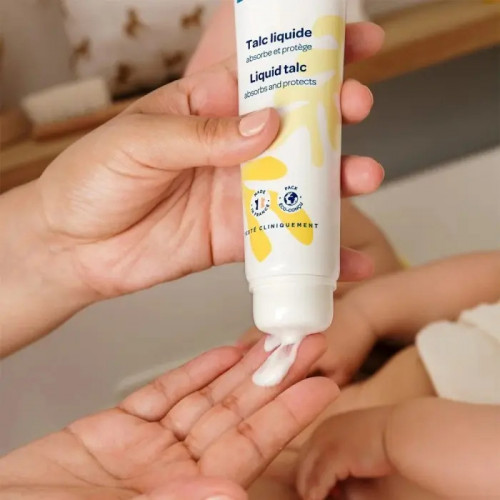 Biolane Talc Liquide Anti-Humidité à la Poudre de Riz – 100 ml