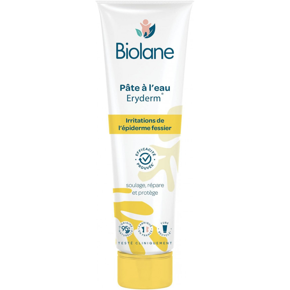 Biolane Pâte à l'Eau Eryderm Soin SOS Érythème Fessier – 75 ml