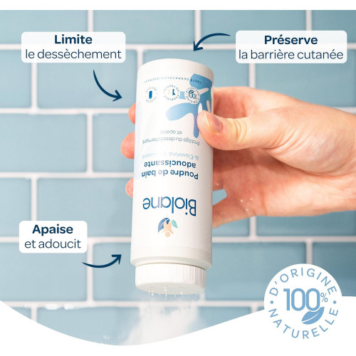 Biolane Poudre Bébé à l'Avoine Protectrice – 75 ml
