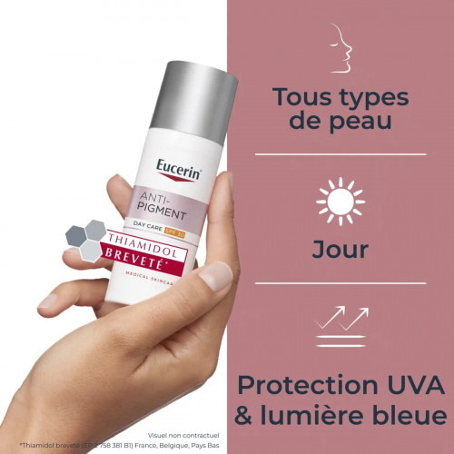 Eucerin Anti-Pigment Soin de Jour Éclaircissant SPF 30 – 50 ml