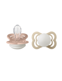 2 Sucettes BIBS Suprème Symétrique Blush / Vanilla - GLOW