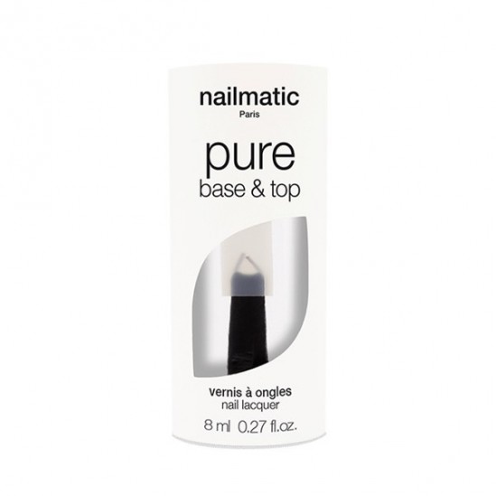 Nailmatic vernis base & top biosourcée pure color-manucure 2 en 1 8ml Nailmatic vernis base & top biosourcée pure color-manucure 2 en 1 8ml