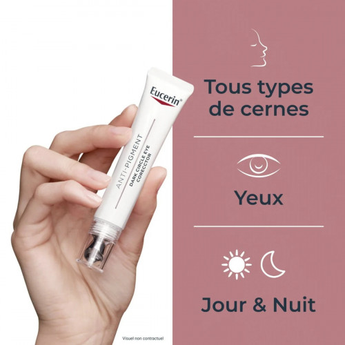 Eucerin Anti-Pigment Soin Contour des Yeux Illuminateur Anti-Cernes – 15 ml