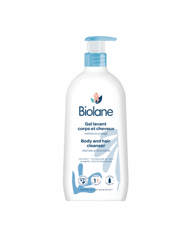 Biolane Gel Lavant Doux Corps et Cheveux 2-en-1 – 200 ml, 350 ml & 750 ml