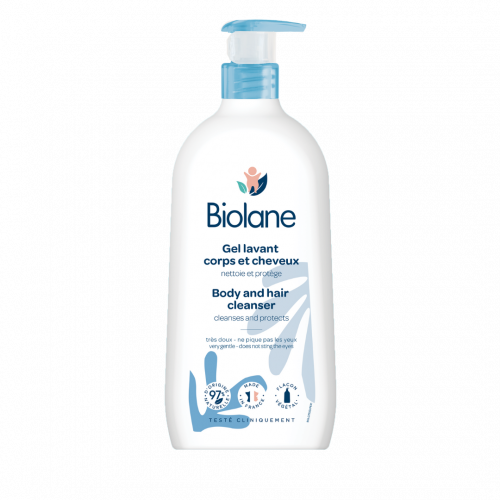 Biolane Gel Lavant Doux Corps et Cheveux 2-en-1 – 200 ml, 350 ml & 750 ml