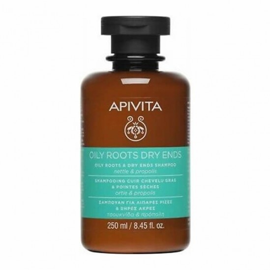 Apivita oily roots dry ends shampooing cuire chevelu gras 250ml Apivita oily roots dry ends shampooing cuire chevelu gras 250ml