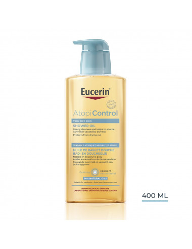Eucerin AtopiControl Huile de Bain et Douche Apaisante – 400 ml