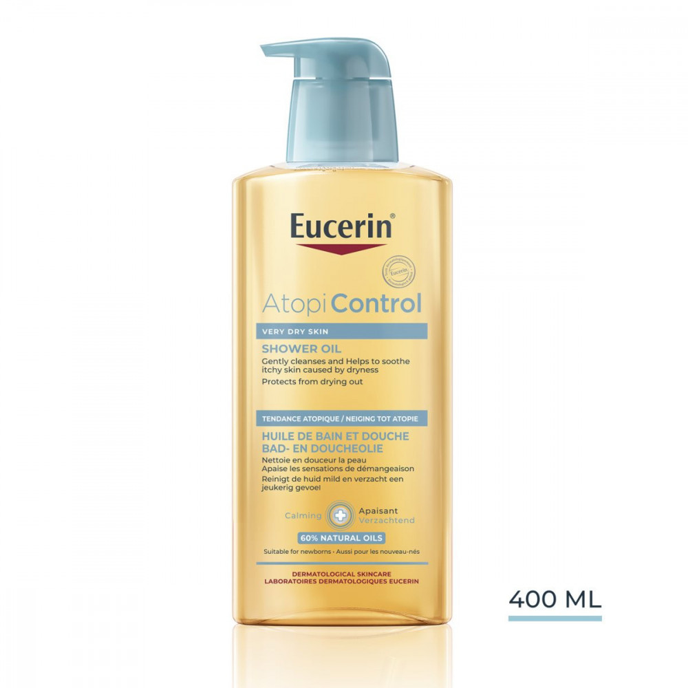 Eucerin AtopiControl Huile de Bain et Douche Apaisante – 400 ml