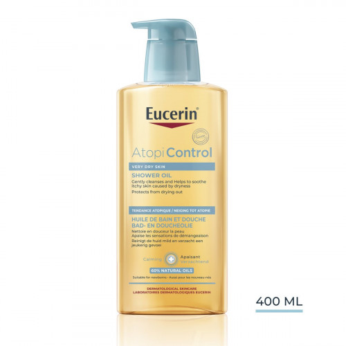Eucerin AtopiControl Huile de Bain et Douche Apaisante – 400 ml
