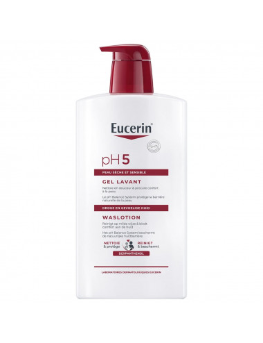 Eucerin pH5 Gel Lavant Doux Visage et Corps – 400 ml