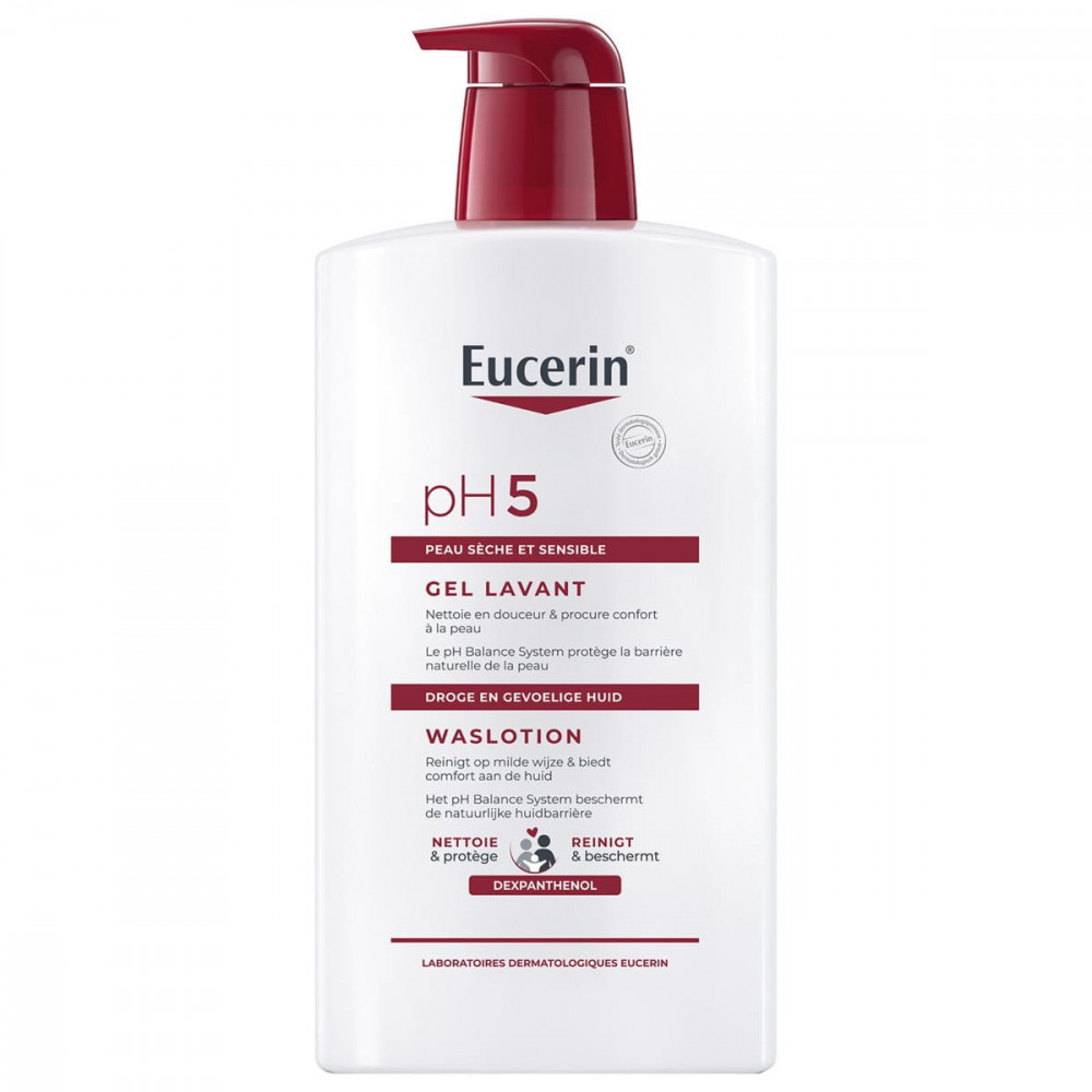 Eucerin pH5 Gel Lavant Doux Visage et Corps – 400 ml