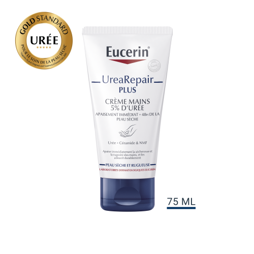 Eucerin UreaRepair Plus Crème Mains 5% d'Urée – 75 ml