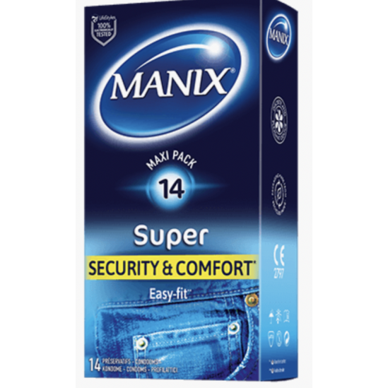 Manix Super préservatif x6 Manix Super préservatif x6