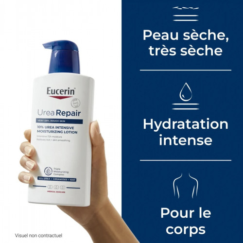 Eucerin UreaRepair Plus Émollient Réparateur Corps 10% d'Urée – 400 ml