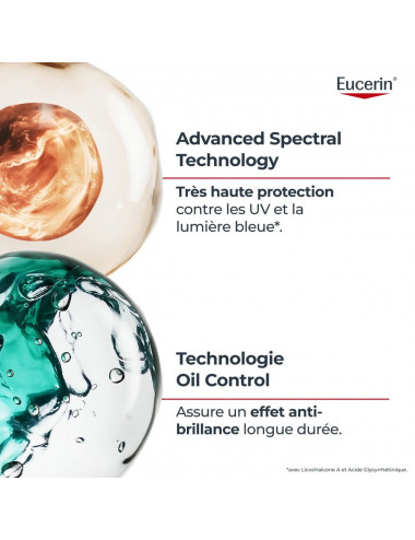 Eucerin Sun Oil Control Gel-Crème Toucher Sec SPF 50+ – 50 ml