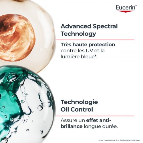 Eucerin Sun Oil Control Gel-Crème Toucher Sec SPF 50+ – 50 ml