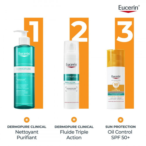 Eucerin Sun Oil Control Gel-Crème Toucher Sec SPF 50+ – 50 ml