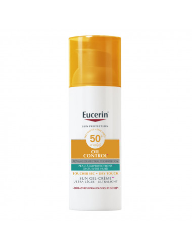 Eucerin Sun Oil Control Gel-Crème Toucher Sec SPF 50+ – 50 ml