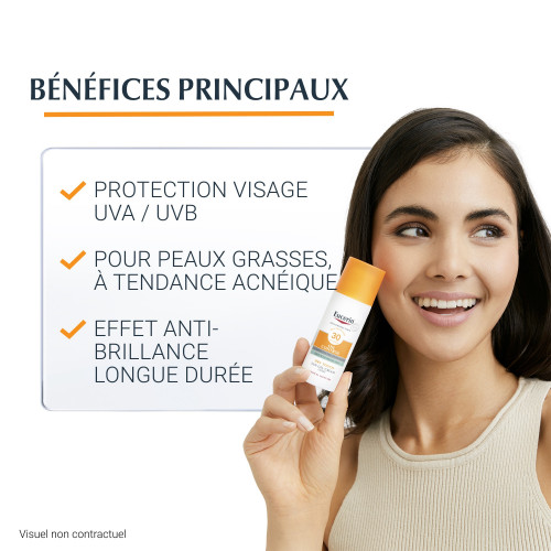 Eucerin Sun Oil Control Gel-Crème Toucher Sec SPF 50+ – 50 ml