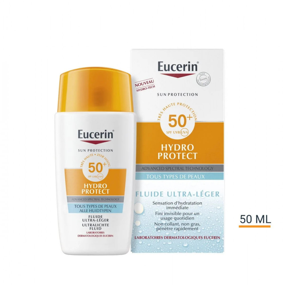 Eucerin Hydro Protect Fluide Solaire Ultra-Hydratant SPF 50+ – 50 ml
