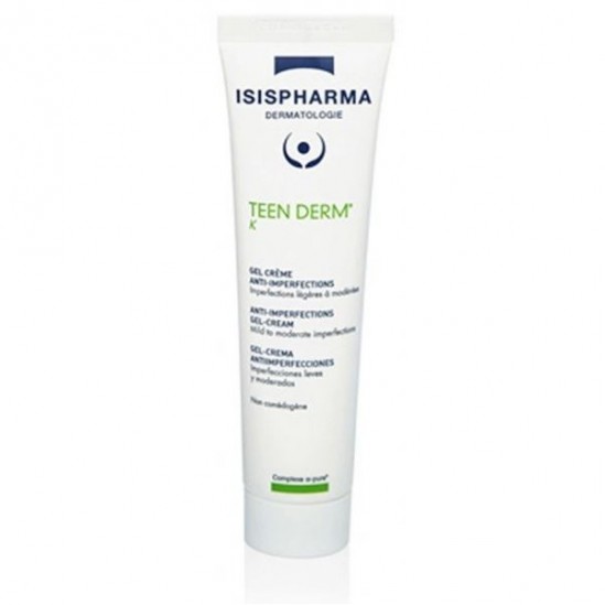 Isispharma teen derm K gel-crème anti-imperfections 30ml Isispharma teen derm K gel-crème anti-imperfections 30ml