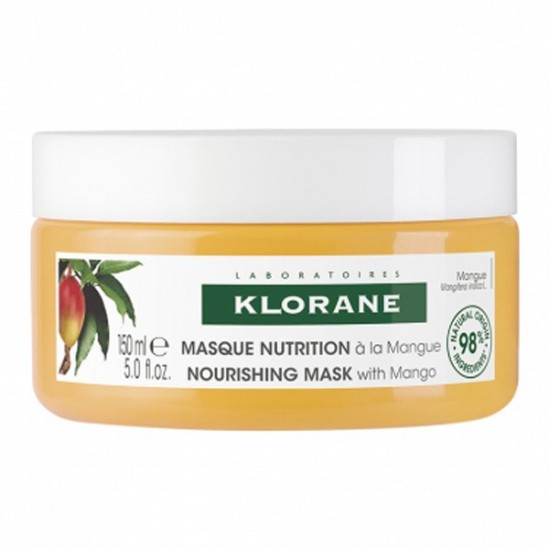 Klorane masque nutrition à la mangue 150ml Klorane masque nutrition à la mangue 150ml