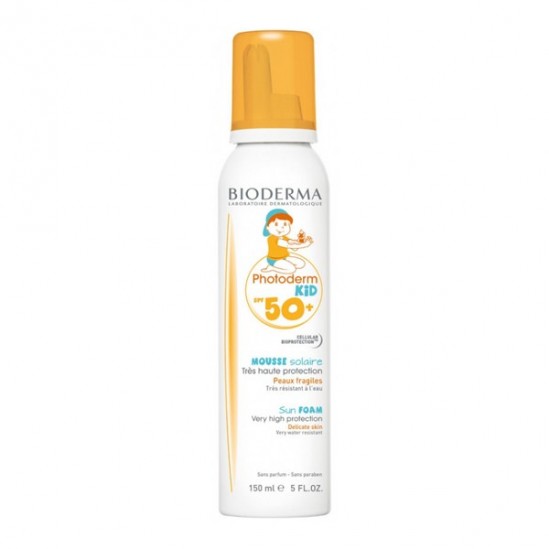 Bioderma photoderm kid spf50+ mousse solaire 150ml Bioderma photoderm kid spf50+ mousse solaire 150ml