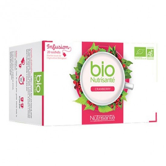Nutrisanté Infusion Bio Cranberry 20 Sachets Nutrisanté Infusion Bio Cranberry 20 Sachets