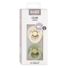 2 Sucettes BIBS Colour Ronde Ivory / Sage